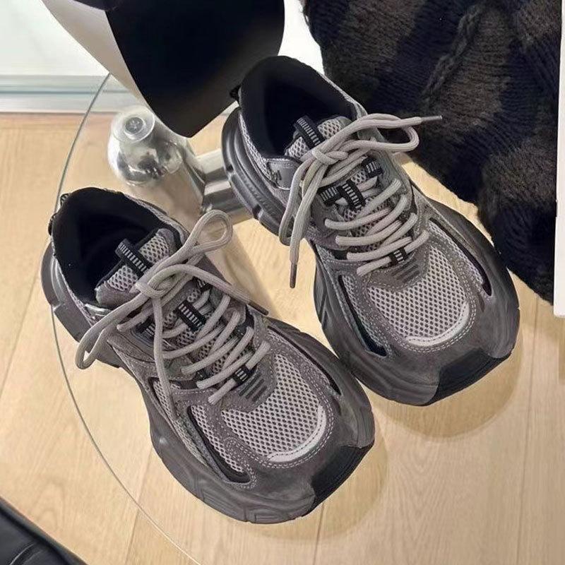 

Lightweight and breathable versatile sports and leisure shoes for women s 2025 spring and autumn new Korean version heightened platform dad shoes for 35