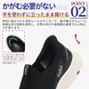 Mesh Sneakers for 3E Wide Thick Suitable for Standing Daily and 25cm [KENPO] Hands-free Slip-on Women, Fit, Lightweight, Sole, Breathable, Laceless,