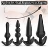Butt Plug Four-Piece Set Back Court Butt Plug Beads Pull Beads for Women Silicone Sex Toys Sex Toys