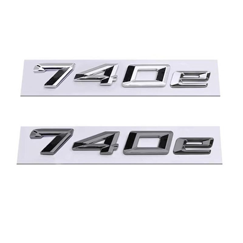 ABS Auto Kofferraum Buchstaben Logo Plakette Emblem Aufkleber Für BMW 316e 318e 320e 323e 325e 330e 335e 530e E46 E90 E91 F30 F31 F34 G20 G30