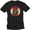 Cool Motorcycle Gift for Him - Vintage Cafe Racer Men's T-Shirt - 60s 70s Biker Print Shirt