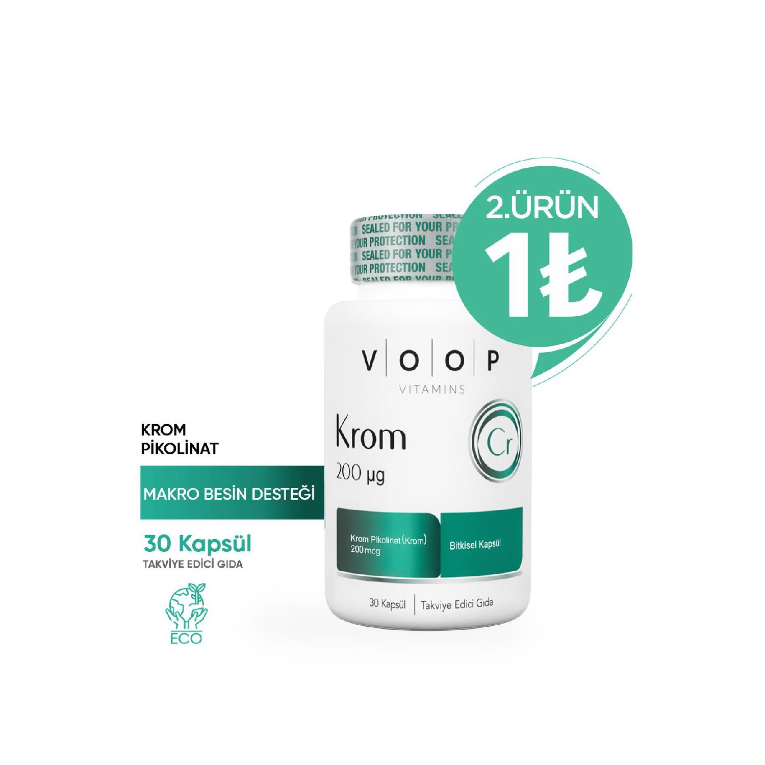 

Chrome Picolinate 200 g | 30 Herbal - Vegan Capsule