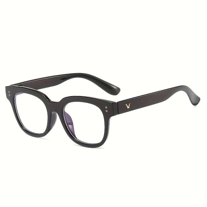 

2PCS Women s Retro Black Frame Fashionable Glasses with Lightweight and Durable Frame Suitable for Both Men and Women