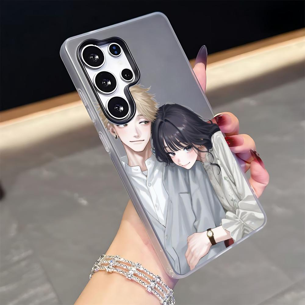 Kaoru hana wa rin saku Kaouruko Waguri Handyhülle für Samsung S26 S25 S24 S23 S22 S21 FE Plus Ultra Schwarz 2-in-1 Jelly Silikon