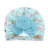 Roztomilý Sweety Dětský Opalovací krém Dětský Květinový Turban Klobouk Elastická Květinová Čelenka Mašle Vlasová čelenka Čepice
