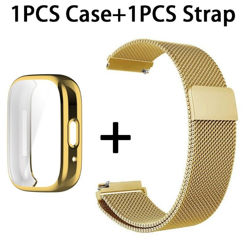 

Ремешок + Чехол для Redmi Watch 3 Lite 3 Active Металлический Браслет из Нержавеющей Стали Сменный Ремешок Мягкая Крышка-Рамка Redmi Watch 3Active