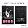Press on Nail,Fake Nail Stick Glues on Nail False Nail Acrylic Nail Artificial False Nail for DIY Nail Art Designs