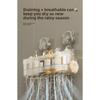 Suction Cup Rack, Bathroom, Toilet, Seamless, No Punching, Light Luxury Cosmetics, Washstand, Wall-mounted Storage Box.