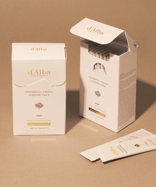 Dalba Waterful Vegan Sleeping Pack Set 2BOX (4ml*24)