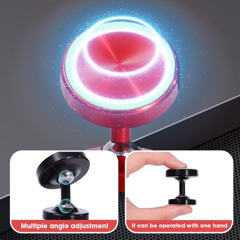Luminous Car Phone Holder Strong Magnetic Mount Mobile Cell Phone Holder Night Glow Car GPS Support for IPhone 14 Samsung Xiaomi