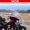 Motorcycle Fairing Windscreen Wind Deflector Windshield ABS Plastic For Harley Trike Tri Glide Ultra Classic FLHTCUTG 2014-2025
