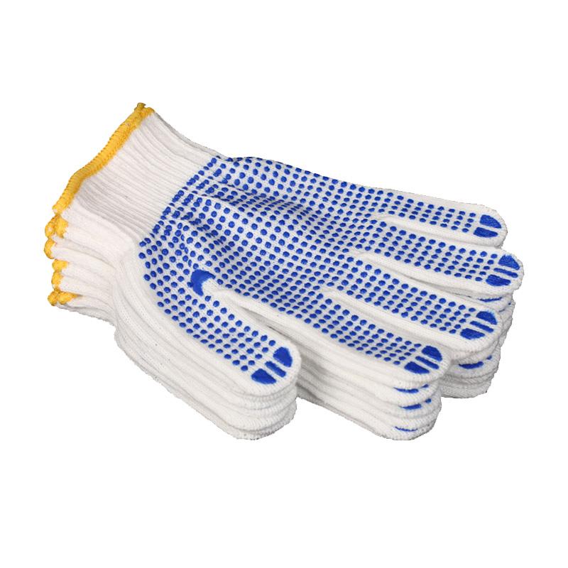 1/10 Pairs Blue Gloves for Working Household Cleaning Tools Car Repair Factory Labor Insurance Glove High Stretch Mittens