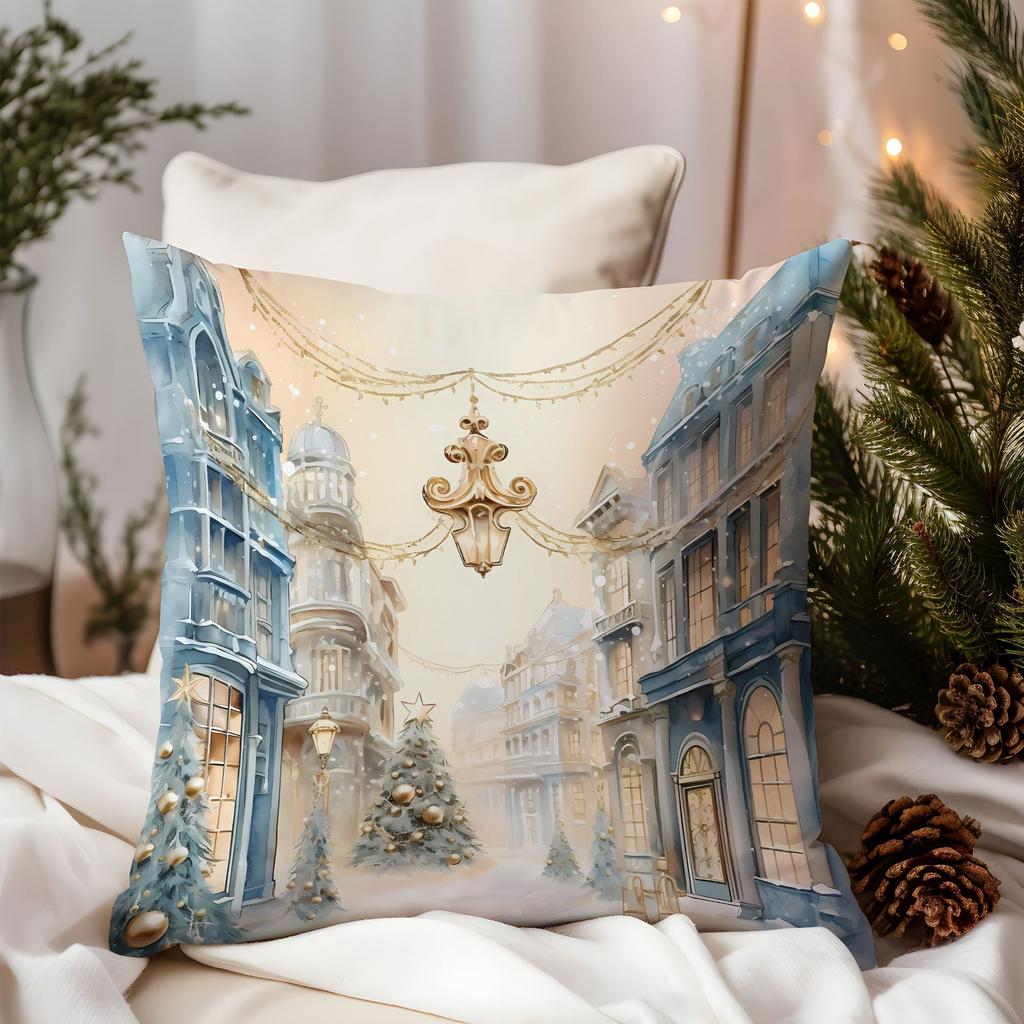 New Christmas Pillow Cover Premium Luxury Santa Home Sofa Cushion Cover Premium Durable Quality Useful Practical