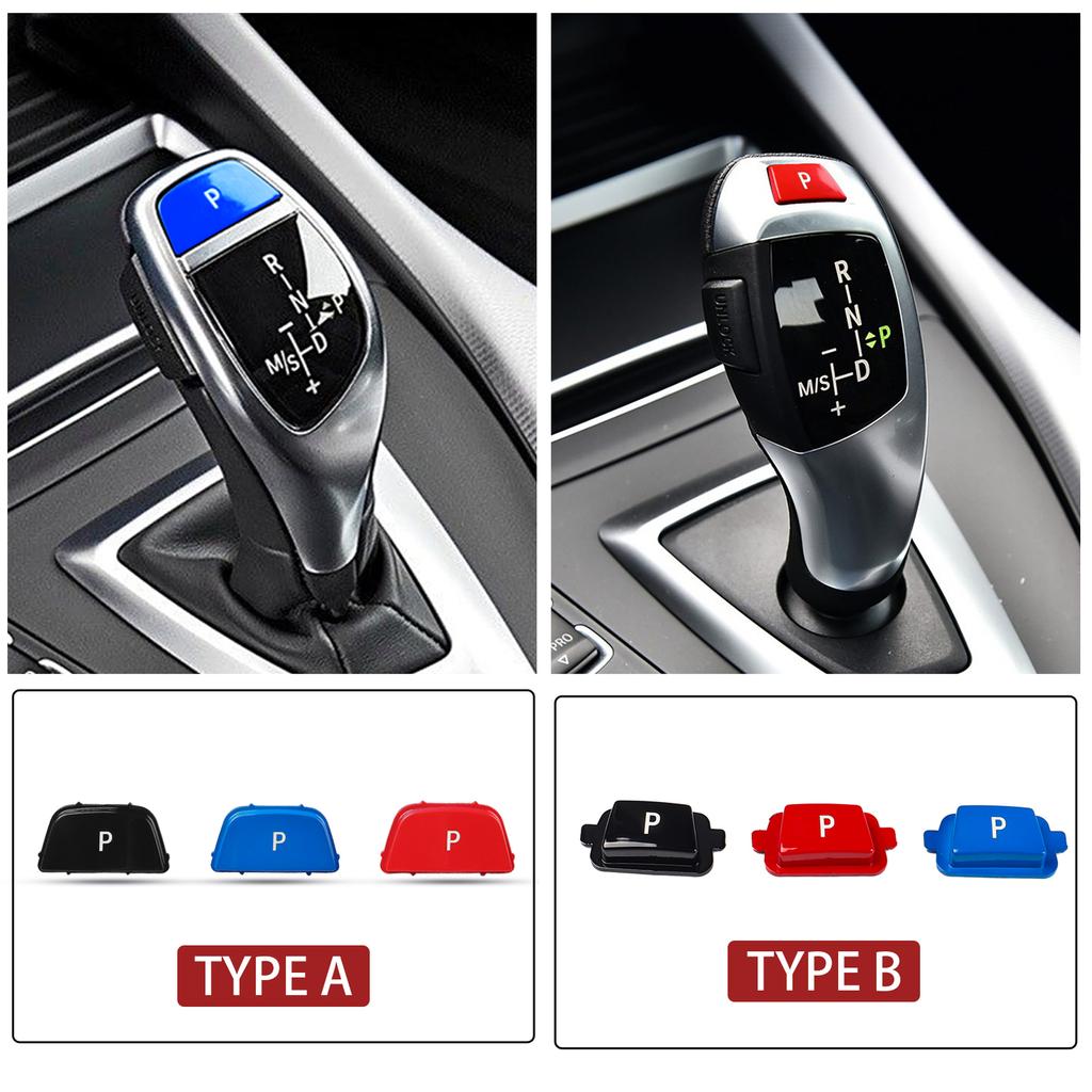 AT Gear Shift Knob Lever P Key Button Cover for BMW 1 Series F20 F21 2012-