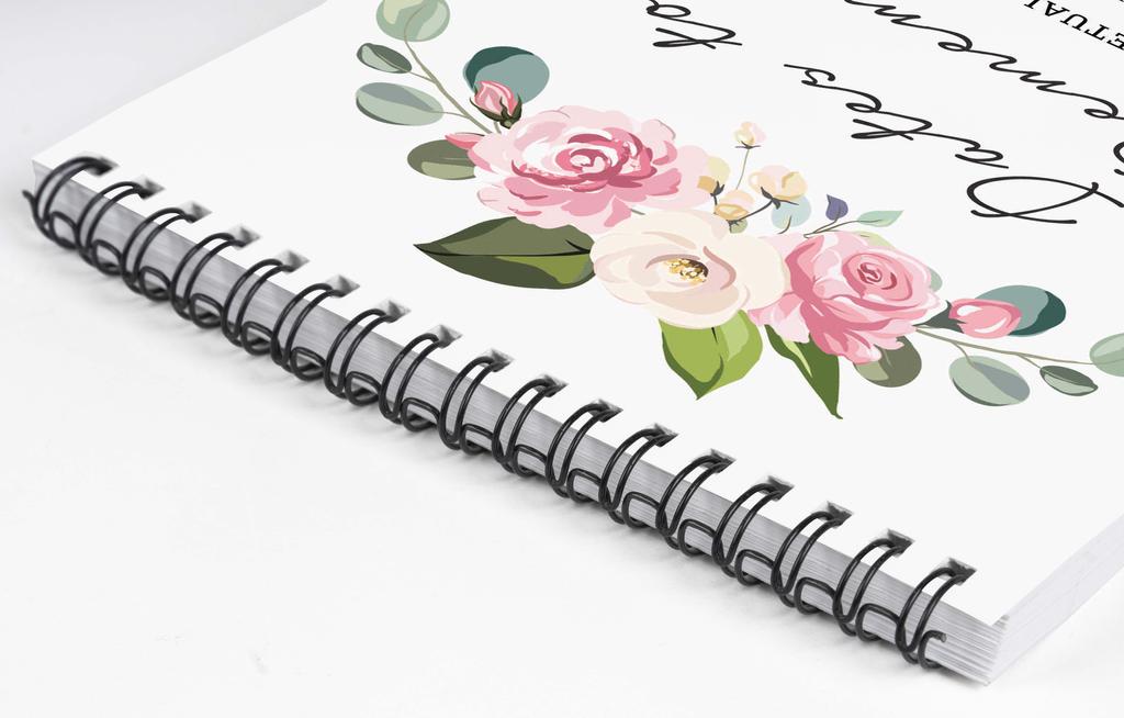 Inkdotpot Floral Perpetual Calendar, Important Dates To Remember- 6x9 Monthly and Daily  Journal for Special Days