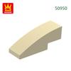 142Pcs/lot 50950 3x1 Curved Constructing Blocks MOC Classic Accessories Compatible Featuring Bricks Children Playthings Gift Box