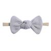 Tie Children'S Bow Headband Solid Color Knitted Waffle Baby Baby Headband Hair Accessories 2526
