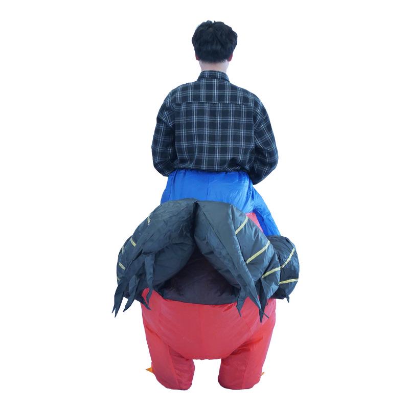 Inflatable Red Rooster Costume for Cosplay & Parties