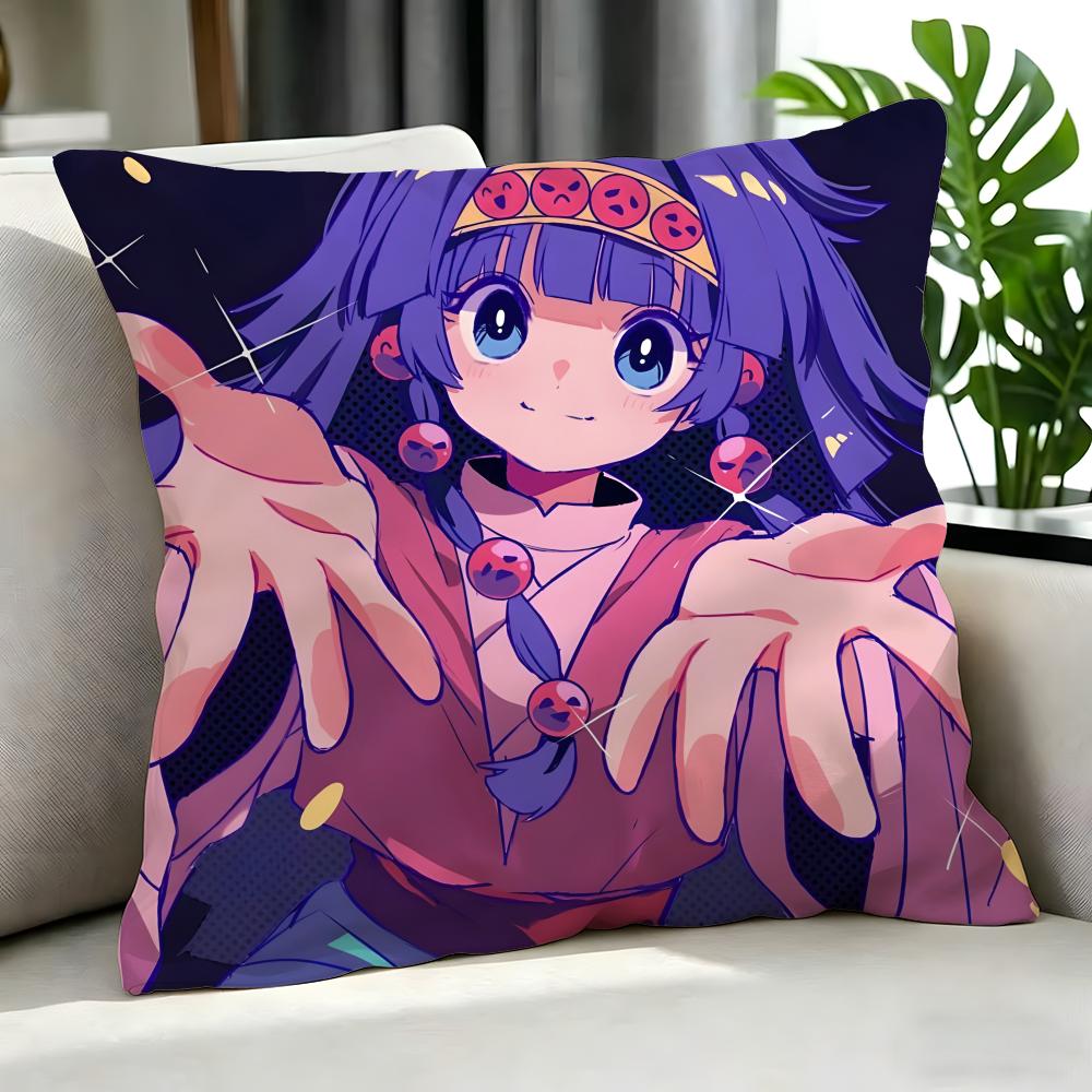 Anime Hunter Hunter Cushion Cover Cushion Cover Set 4Pcs 50X50 45X45 40X40 Pillowcase Decorative Sofa Home Decor