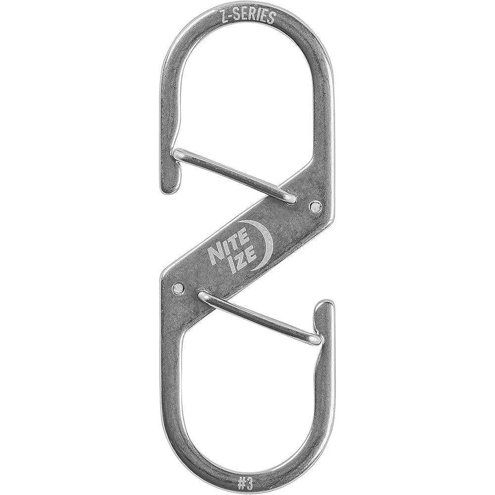 Nite Ize Z Carabiner #3 Stainless Steel Silver 3.5 Clip Hook Generic Accessory