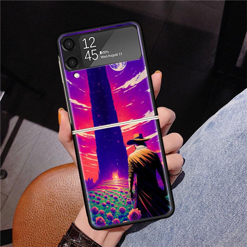 Stephen King The Dark Tower Phone Case For Samsung Z Flip 7 6 5 4 3 Galaxy ZFlip7 ZFlip6 ZFlip5 ZFlip4 ZFlip3 5G Print Cover