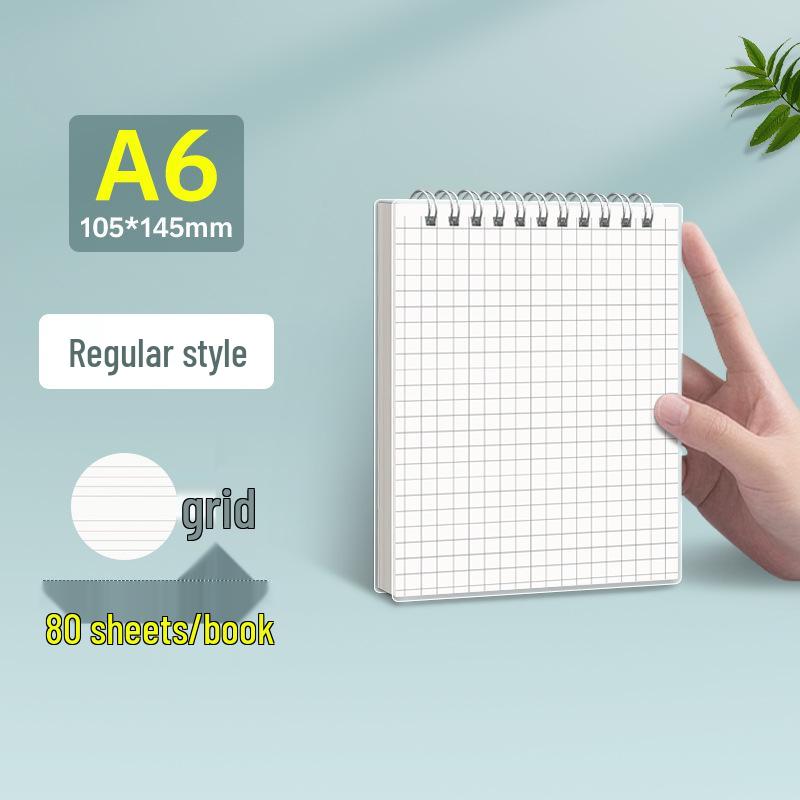 Dual Spiral Notebook - Thick B5, A5 Planner with Lined, Grid, and Blank Pages (English)