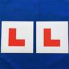 Plate Sticker Red Car L Plate New Drivers Stickers Magnetic L Plates Car Learner Sign Car Stickers
