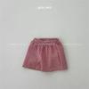 Korean Style Unisex Kids Plaid Beach Shorts