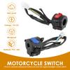 Motorcycle Handlebar Switch Control 1 Pair 7/8inch Universal Waterproof Motorcycle Horn Turn Signal Headlight Control Switch