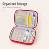 Portable First Aid Storage Bag Oxford Cloth Medicine Organizer Pouch With Zipper Compartments For Home Travel Outdoor Daily Use Small Items