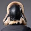 WTEMPO Cappelli da uomo spessi caldi e morbidi antivento antifreddo in tinta unita in pelliccia sintetica, cappelli da uomo invernali con protezione per le orecchie, cappelli da bombardiere