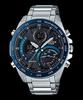 Casio EDIFICE Bluetooth Solar Chronograph Watch ECB-900DB-1B Calendar Analog-Digital Black Blue Stainless Steel Water-Resistant Business Sports