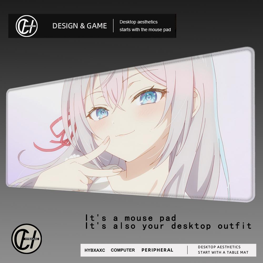 Alisa Mikhailovna Kujou Mouse Pad game Large Mousepad Large Gaming Compute Gamer PC Keyboard Mouse Mat HYBXAXC 800x400x2mm