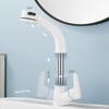 Bathroom Pull Out Faucet Lift Up And Down Basin Faucet Rotatable Mixer Tap Stretchable Lavatory Sink Mixer Faucet