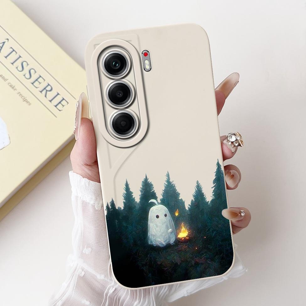 For Tecno Camon 40 Pro 5G Case CM7 Cute Cat Panda Fashion Flowers Love Back Cover For Camon 40 Pro 5G Tecno Phone Case Silicone