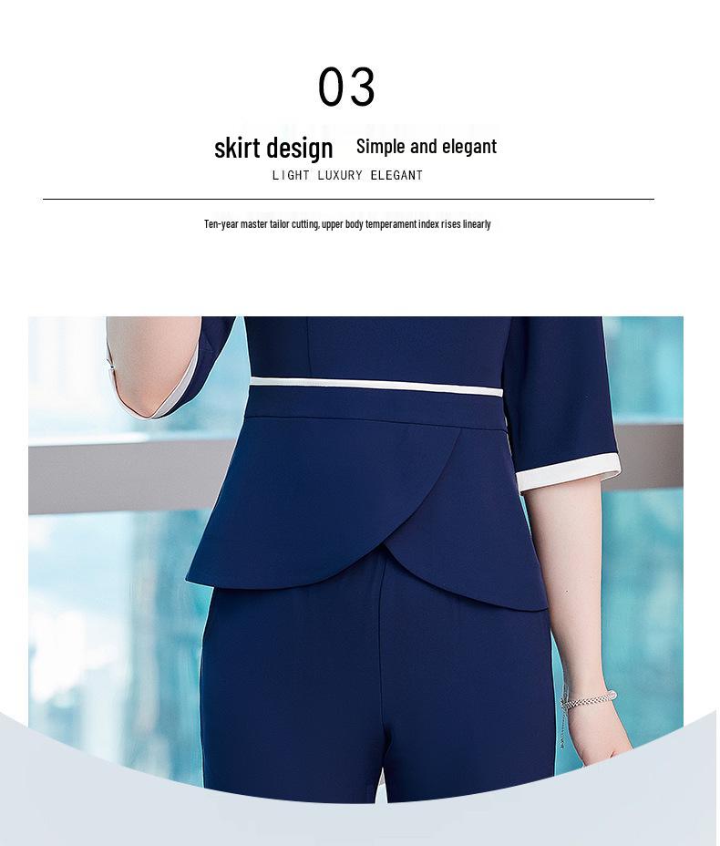 Women's High-End Beauty & Spa Technician Workwear Set for Foot Massage and Sauna
