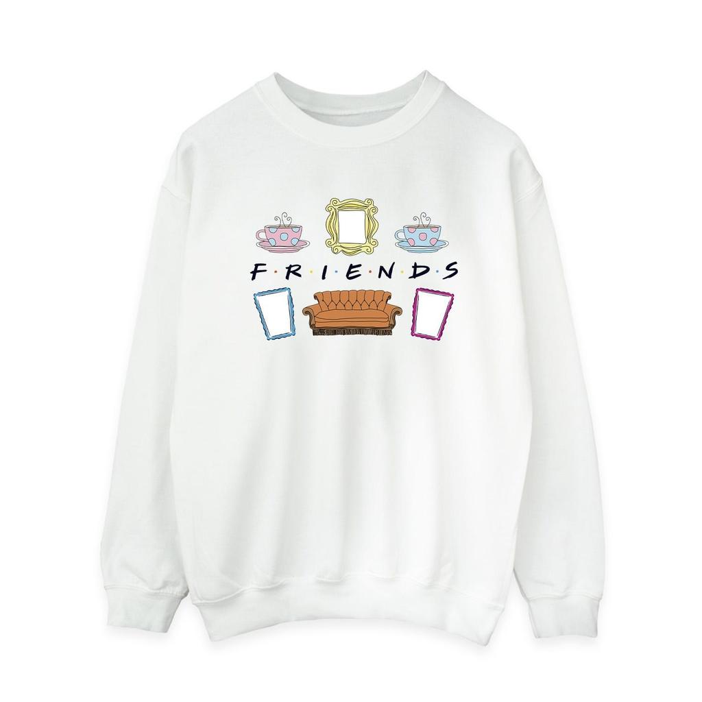 Friends Womens/Ladies Couch Lounging Sweatshirt