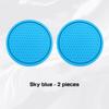 Car Coaster Water Cup Mat Accessories For Volkswagen VW ID.3 ID4 Polo Golf Passat Tiguan Beetle Caddy T5 Up Anti-slip Drink Pad hf2