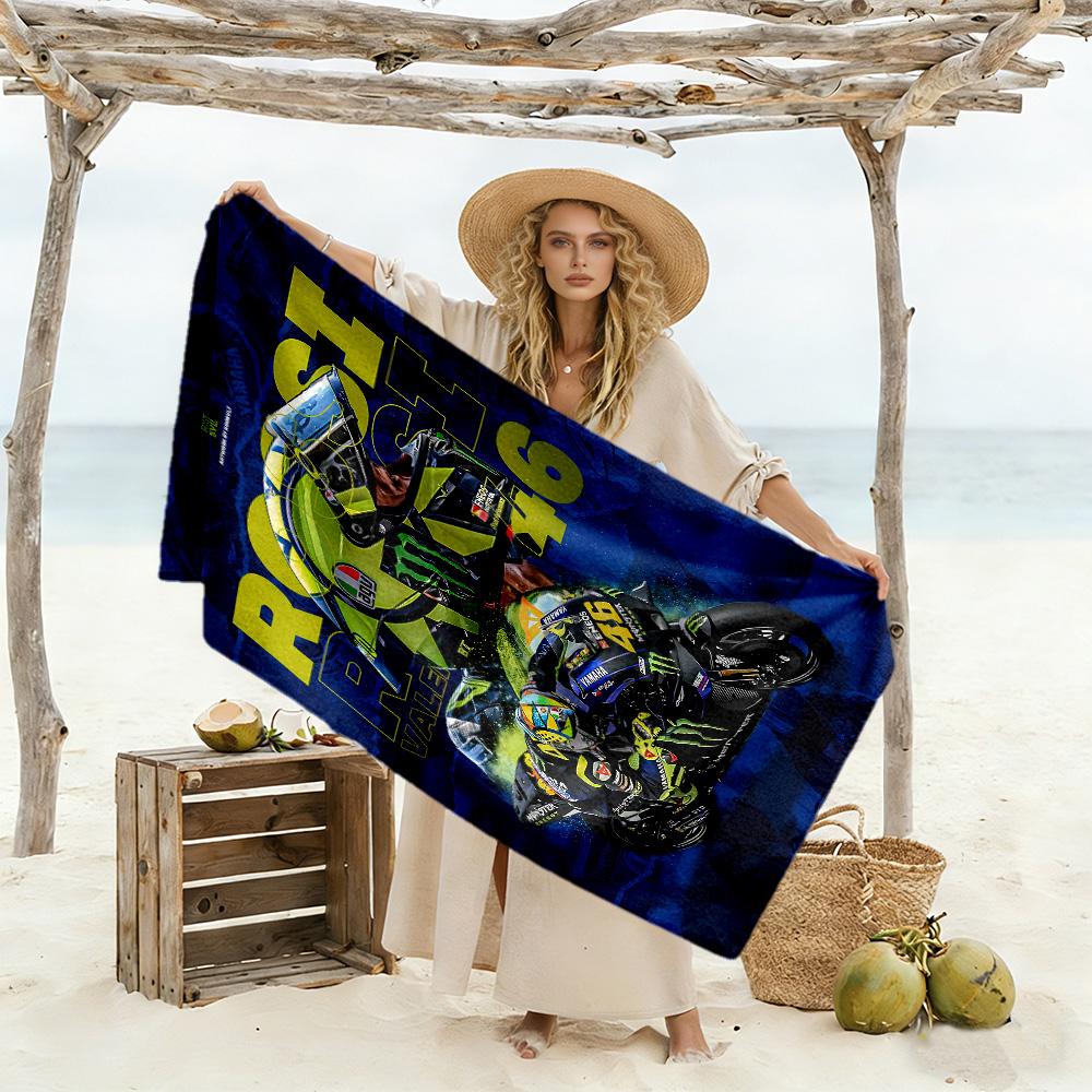 Motogp cozy beach towel Durable Oversized, foldable, portable, travel beach towel Fashion Lovers Wedding Party Gift