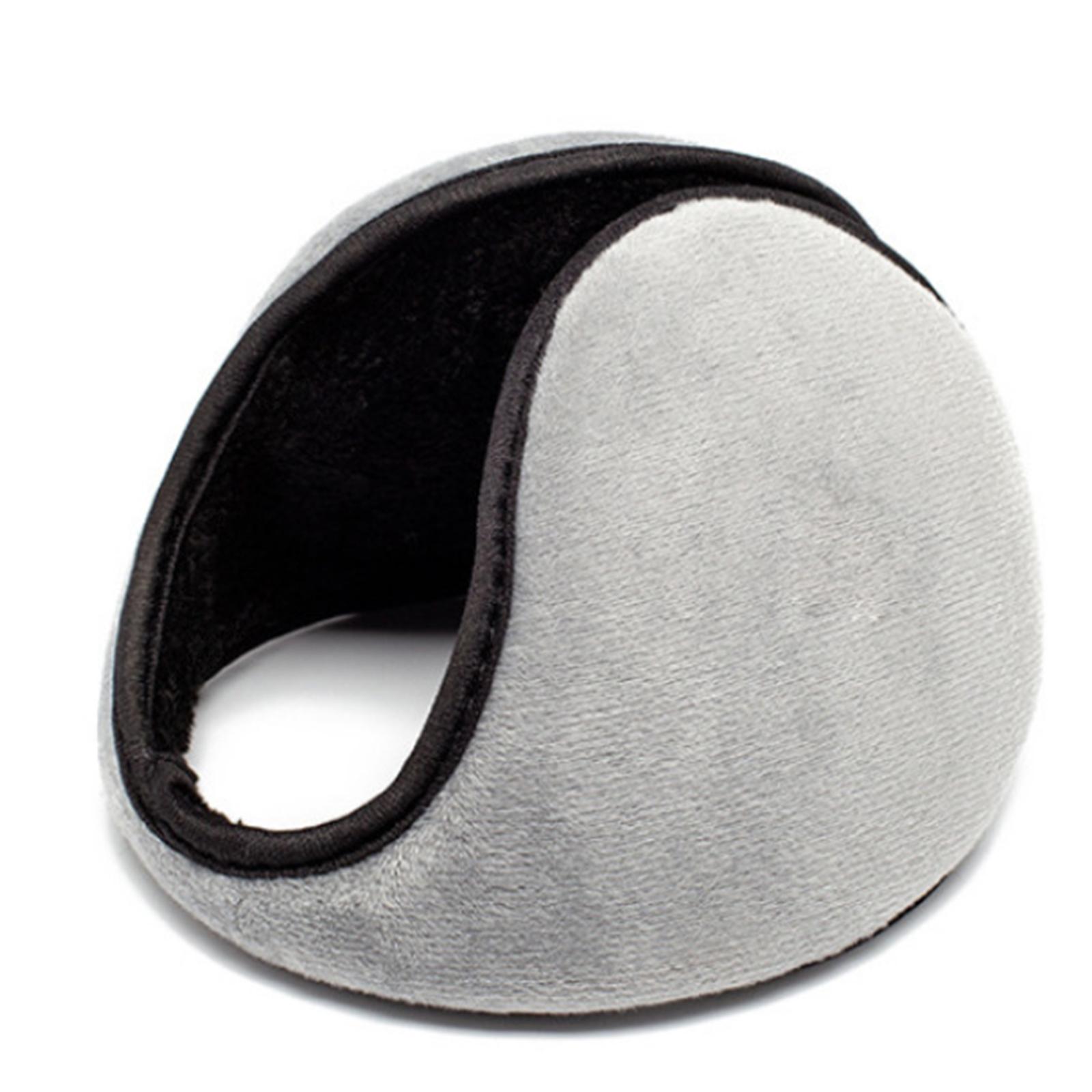 

Thicken Plush Ear Muffs for Men Women Warm Ear Warmers Cold Weather Earmuff Breathable Ear Covers for Outdoor Activity серый