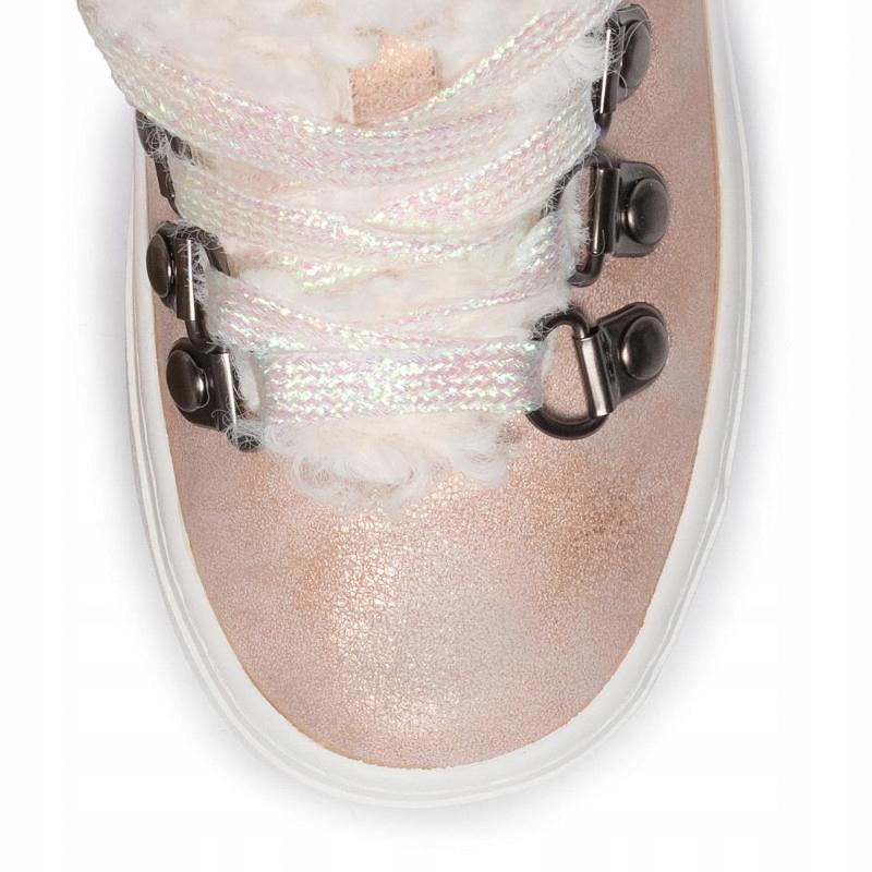 Big Star EE374015 - Children's Pink Eco-leather Ankle Boots