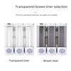Punch-Free Wall-Mounted Triple Soap Dispenser for Bathroom - Handwashing, Bath, Hair Care Liquids