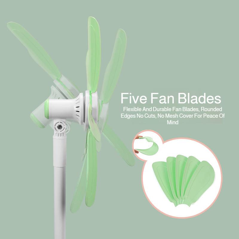 Portable Floor Fan,No Mesh Cover,Timer,Remote Control,Extendable Standing Fan,Plug-In Fan,Suitable For Living Room,Bedroom