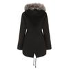 Cappotto Parker con Collo Cappuccio Cotone Cappotto con Cerniera Lunghezza Media Inverno Caldo e Soffice Cappotto con Giacca di Cotone