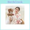 Cute Cartoon Overalls Rabbits And Bear Plush Doll Toys For Children