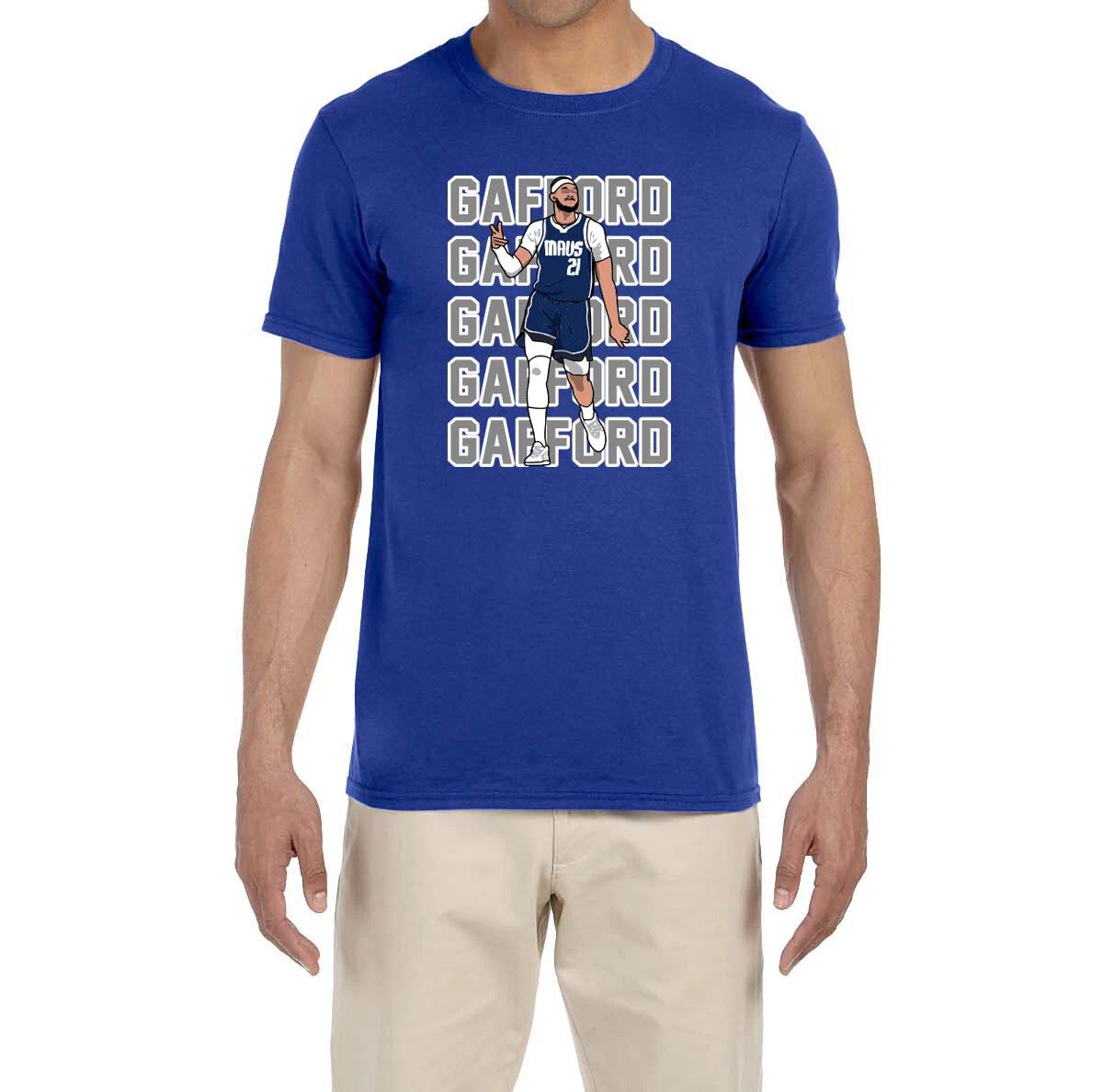 Daniel Gafford Text Pic Dallas T-Shirt XXL