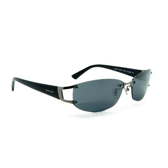 Police Sunglasses SPLC60J-568M (59 SIZE) Visible Light Transmittance 10 Titanium Limited Custom Color Mens Womens Domestic Genuine Product DERIGO