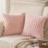 Boho Style Cushion Cover Cozy Plush Pillow Cover Pineapple Grid Decoration Double-sided Design Pillows Cover Sofa Pillowcase