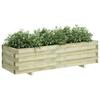 Raised Garden Bed 120 x 40 x 30 cm Wooden Rectangular