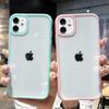 Colorful Bumper Shockproof Trasparent Phone Case For iPhone 15 14 13 12 Mini 11 Pro Max XR X XS 8 7 Plus SE Clear Back Cover